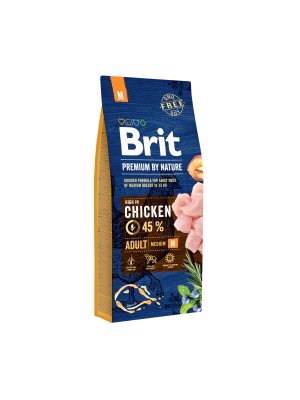 Brit Premium By Nature Adult M 15 kg