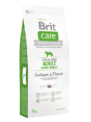 Brit Care Adult Large Breed - bez zbóż - Łosoś i Ziemniaki 12 kg
