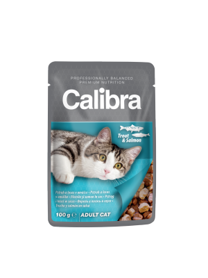 Calibra Cat Adult Trout & Salmon 100 g