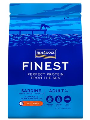 Fish4Dogs Finest Sardine  (Duża Rasa) 12 kg