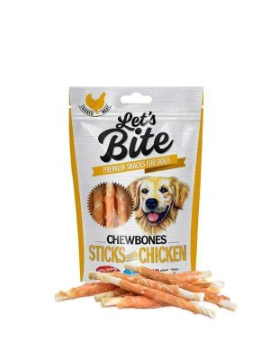 Brit Let’s Bite Chewbones Sticks with Chicken 300g