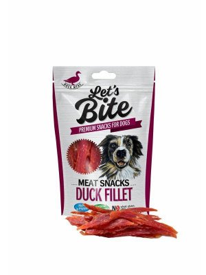 Brit Let’s Bite Meat Snacks Duck Fillet 80g
