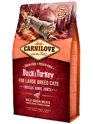Carnilove Cat Duck&Turkey for Large Breed 0,4kg