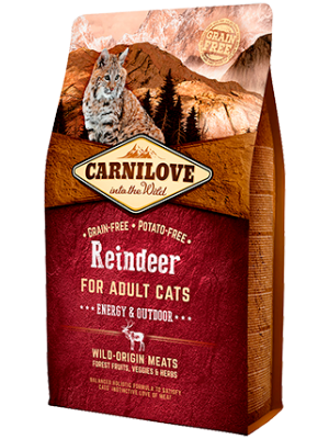 Carnilove Cat Reindeer Energy&Outdoor 2kg
