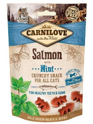 Carnilove Cat Snack Fresh Crunchy Salmon and Mint 50g