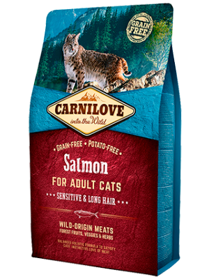 Carnilove Salmon Sensitive&Long Hair 2kg