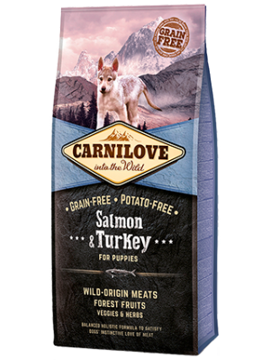 Carnilove Salmon & Turkey For Puppies 12kg
