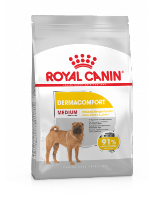 ROYAL CANIN Medium Dermacomfort 10kg karma sucha dla psów dorosłych, ras średnich o wrażliwej skórze
