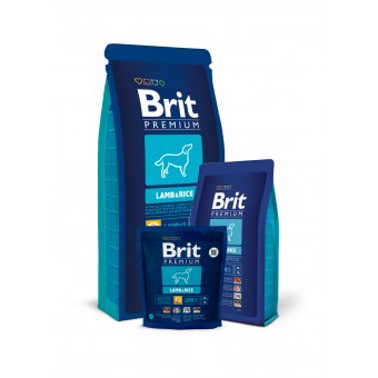 Brit Premium Jagnięcina z Ryżem 3 kg