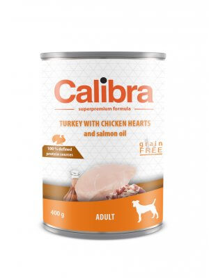 Calibra Dog Adult Turkey/Chicken Hearts 400 g
