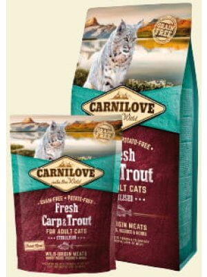 Carnilove Cat Fresh Carp&Trout For Adult Cats Sterilised 2kg