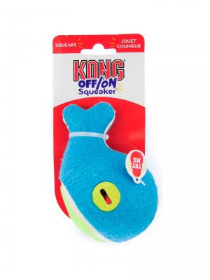 KONG ON/OFF Squeaker Whale "L" - 15 cm