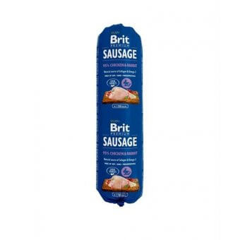 Brit Sausage Kurczak z Królikiem 0,8kg