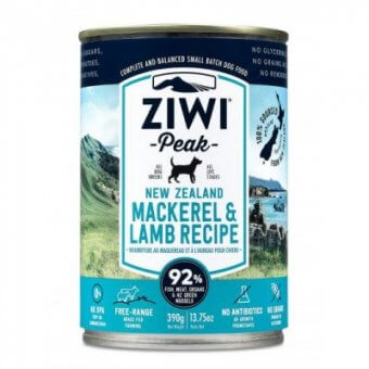 Ziwi Peak pies Mackerel & Lamb 390g - mokra karma dla psów z makrelą i jagnięciną