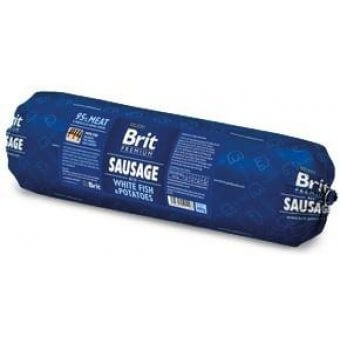 Brit Sausage Whitefish z Ryżem 0,8kg