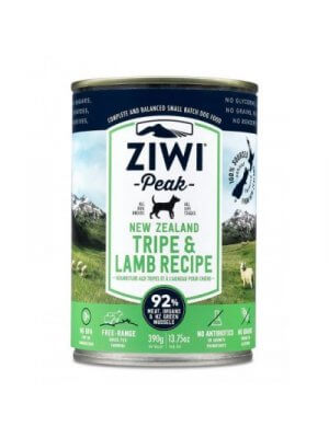 Ziwi Peak pies Tripe & Lamb 390g - mokra karma dla psów z jagnięciną i żwaczami